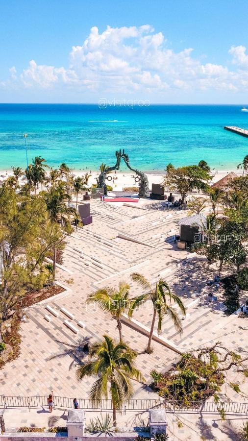 Apartamento En Fraccionamiento Privado 6 Personas, 5 Camas, Piscina Cerca De La Playa Playa del Carmen Bagian luar foto