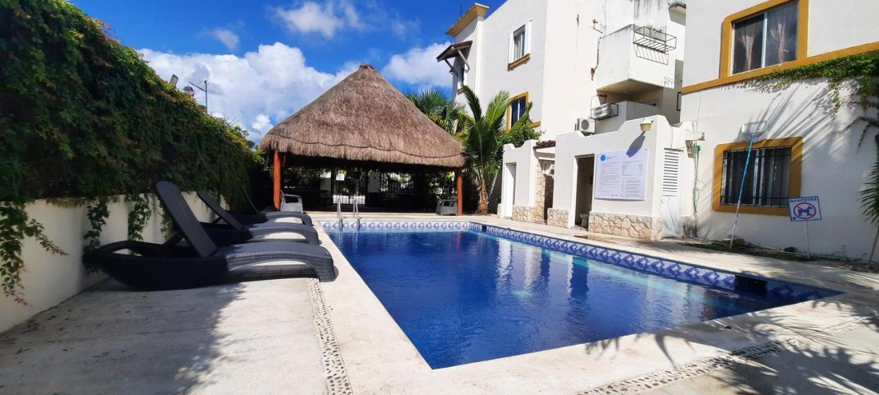 Apartamento En Fraccionamiento Privado 6 Personas, 5 Camas, Piscina Cerca De La Playa Playa del Carmen Bagian luar foto